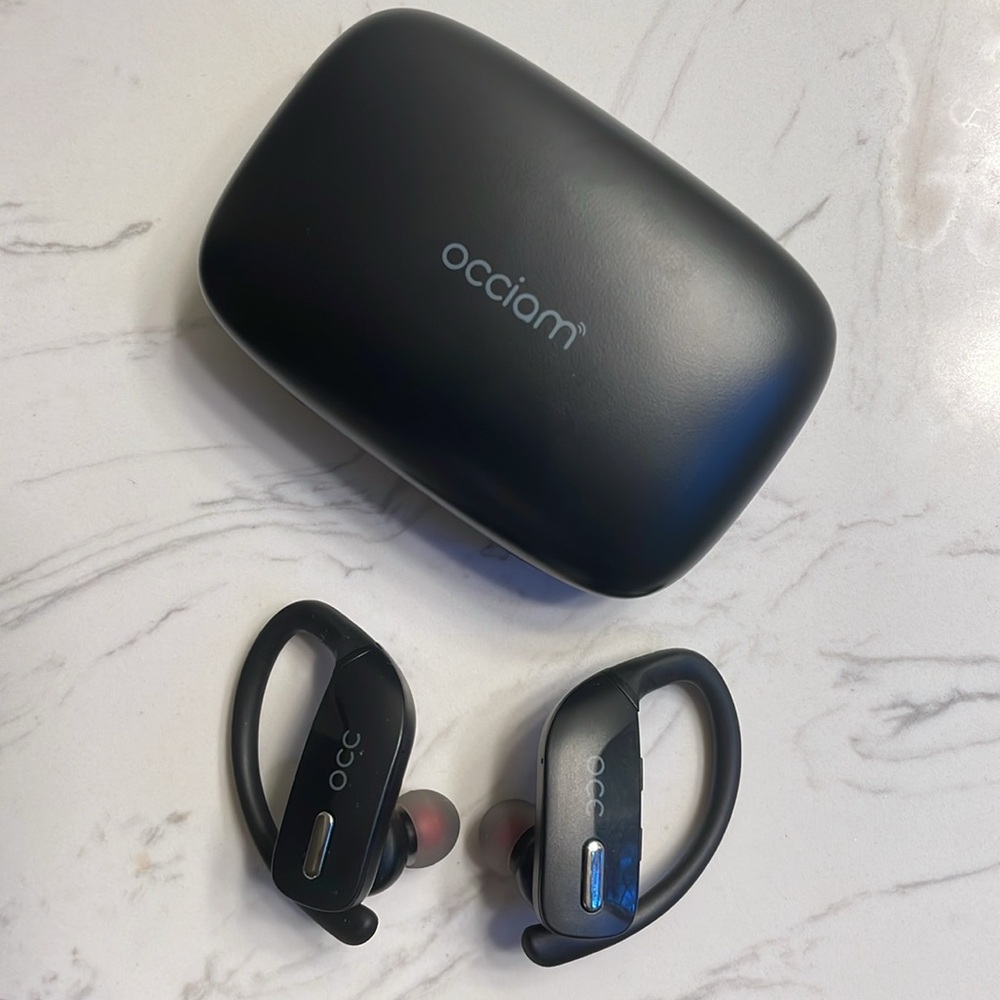 Black Over-Ear Headphones with LED Display